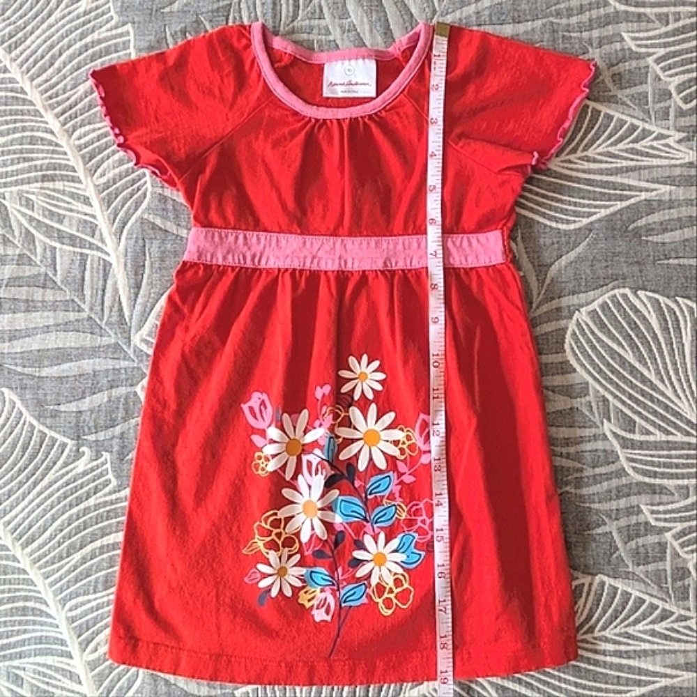 SALE ✨ 3/$25 Hanna Anderson Baby Toddler Girl Flower Pattern Cotton Dress
